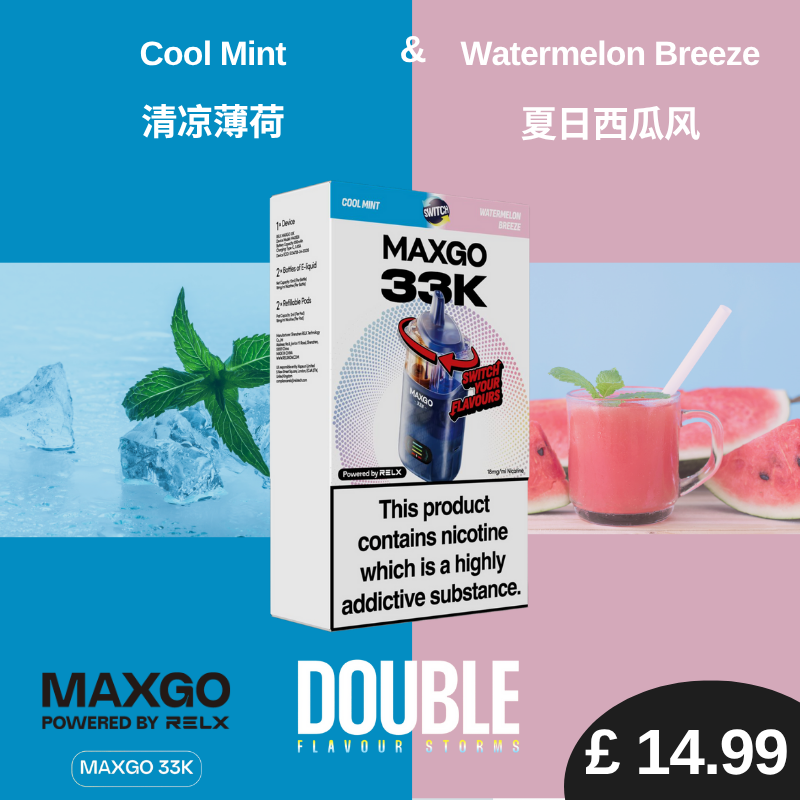 V6 免運費 RELX MAXGO 33K 設備 x2